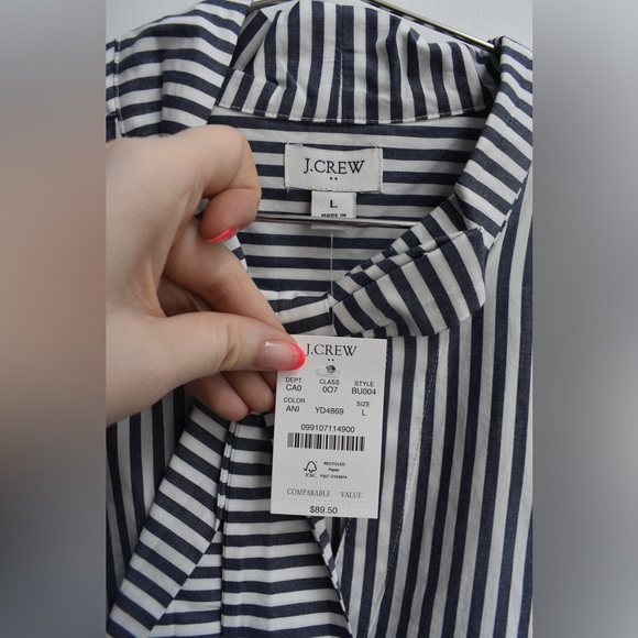 J. Crew Bow Tie Neck-Top NWT - Picture 3 of 4